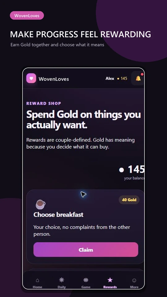 WovenLoves couple rewards